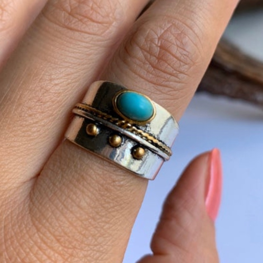 Silver Open Ring,Silver Adjustable Ring,Silver Li… - image 1